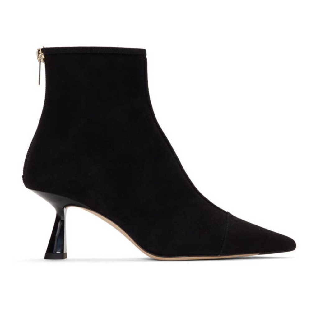 Jimmy Choo KIX Black Suede Heel Bootie